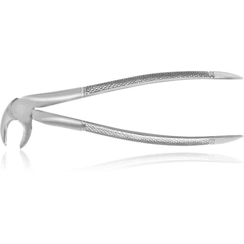 Hu-Friedy Extraction Forceps, Root, 233 European-Style, Serrated, Lower Roots, Stainless Steel, FX233 thumbnail 4