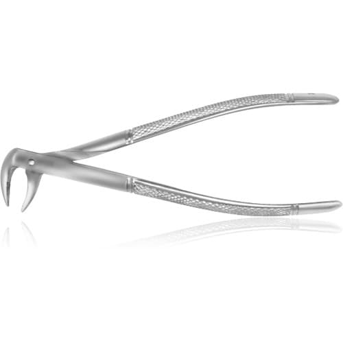Hu-Friedy #74N European Style Root Extraction Forceps, Narrow Serrated Beaks, Lower Roots, FX74N thumbnail 5