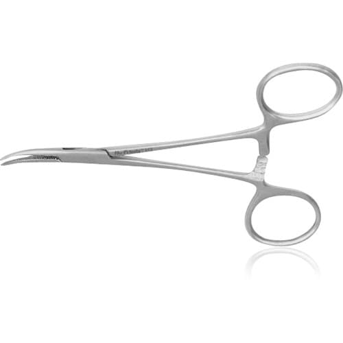 Hu-Friedy H3 Halsted-Mosquito Hemostat, Curved #3, 4-3/4", Stainless Steel, Each thumbnail 6