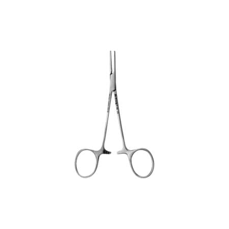 Hu-Friedy #5 Straight Hemostat, 1x2 Teeth, 5", Stainless Steel, H5 thumbnail 4
