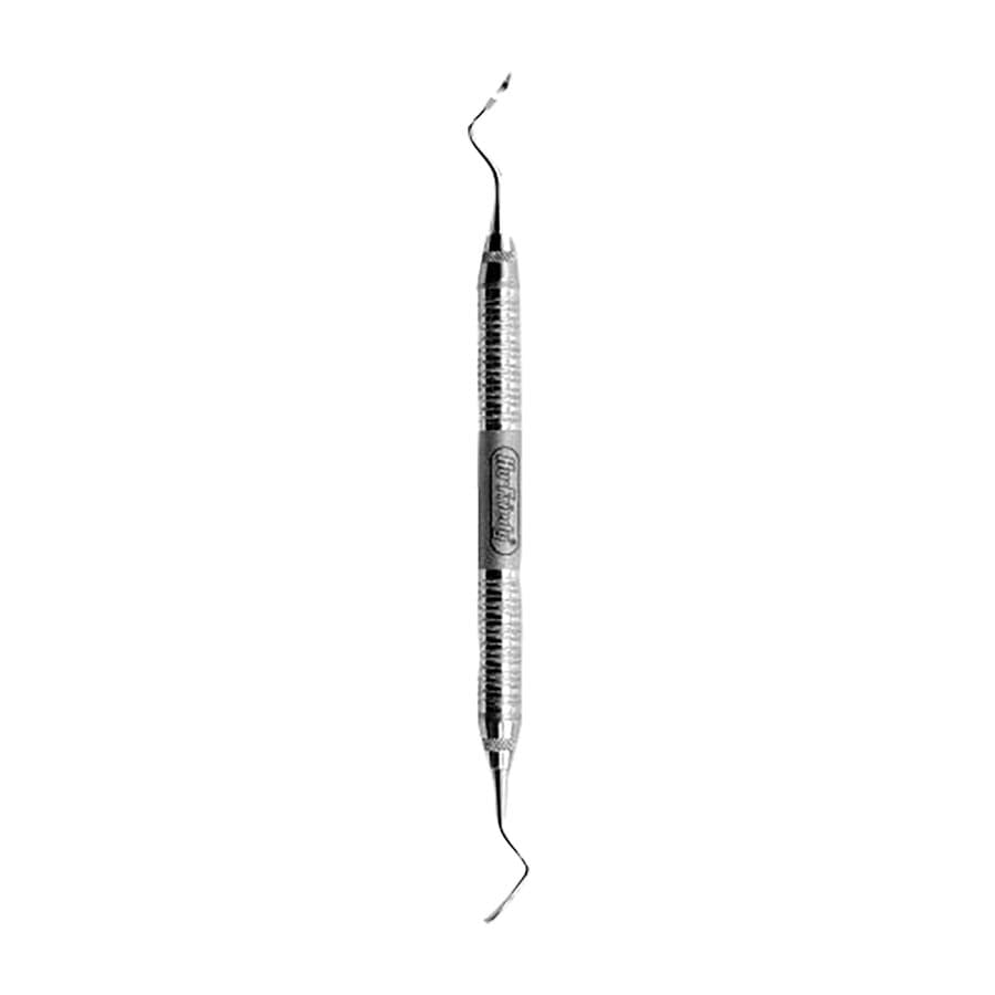 Hoexter #1 Periodontal Surgical Curette, #6 Satin Steel Handle, HOEXTER1 thumbnail 4