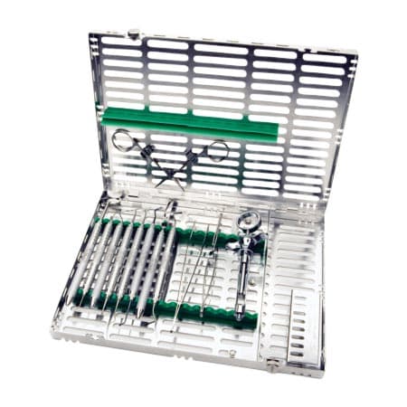 Hu-Friedy IMS Signature Series Collection Crown and Bridge Standard Set-Up, Green, 16-Instrument Cassette, IMCROWN thumbnail 3