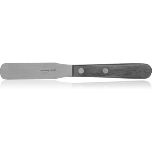 Hu-Friedy #8R Rigid Standard Laboratory Spatula with Wood Handle thumbnail 3