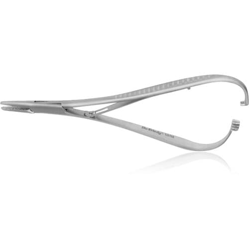 Hu-Friedy Mathieu Needle Holder, 14 cm (5.5"), Serrated Tungsten Carbide Tips, NHM thumbnail 4