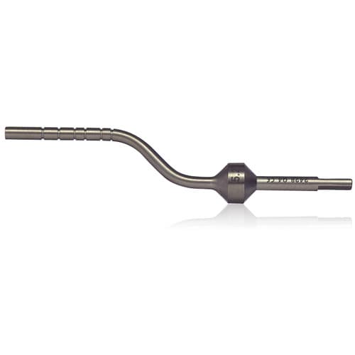 Hu-Friedy 4.2 mm Osteotome Bone Pusher with Concave Tip, Angled, Interchangeable, Stainless Steel, Each thumbnail 3