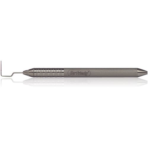 Hu-Friedy Qulix Color-Coded Probe, Single-End, UNC Novatech (1-15), #6 Satin Steel Handle, PCPNT156 thumbnail 3