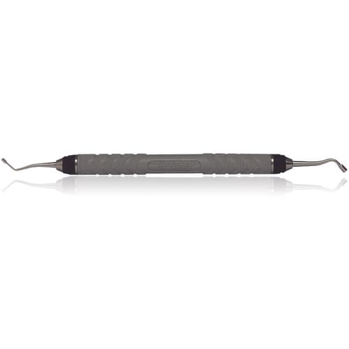 Hu-Friedy Amalgam Plugger, Double-Ended, Size 1/2, Serrated, ResinEight Handle, 1.5 mm x 2.5 mm, PLG1/28 thumbnail 2