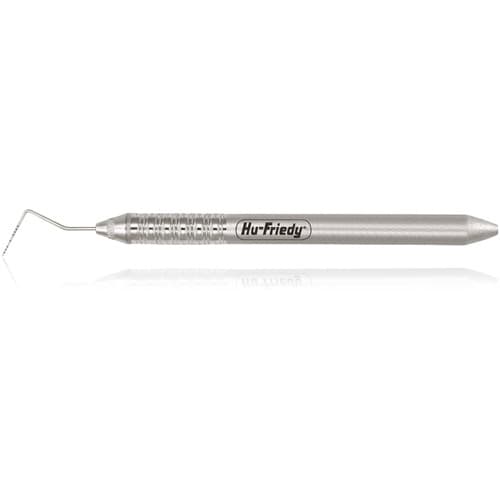 Hu-Friedy Qulix Color-Coded Periodontal Probe, Michigan O with Thin Williams Markings (1-2-3-5-7-8-9-10), Single End, #6 Satin Steel Handle, PQOW6 thumbnail 10