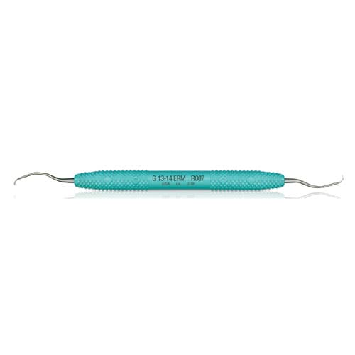 PDT Amazing Gracey 13/14 Extended Reach Mini Curette, Double End, Green Resin Handle, R007 thumbnail 6