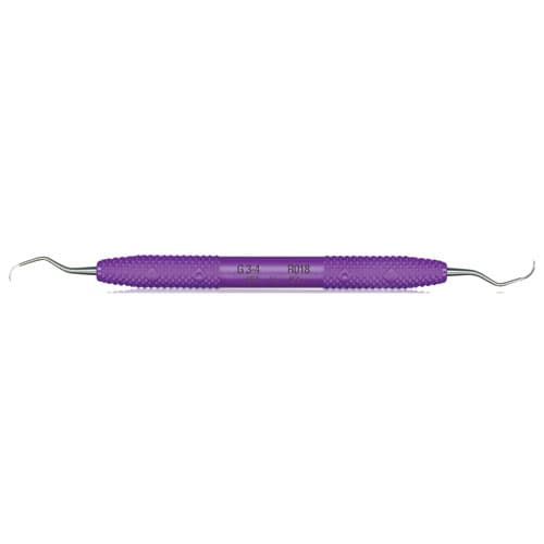 Amazing Gracey 3-4 Double-End Curette, Passionate Purple Resin Handle, R018 thumbnail 6