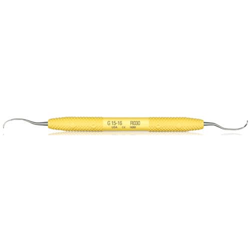 PDT Amazing Gracey 15/16 Curette, Double-Ended, Sunshine Yellow Resin Handle, 6.5" Long, R030 thumbnail 10