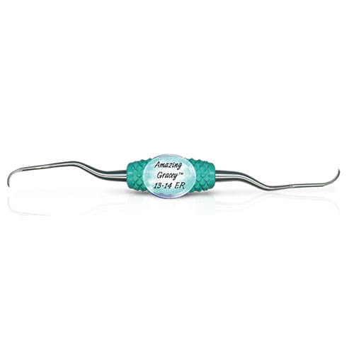 PDT Amazing Gracey 13-14 Extended Reach Rigid Curette, Caribbean Green Handle, R043R thumbnail 5