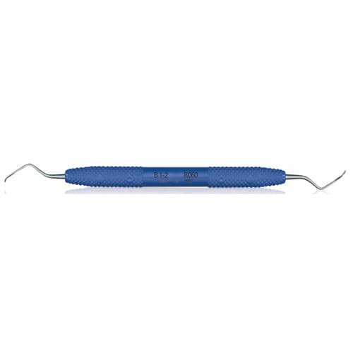 PDT Cruise Line Barnhart 1-2 Universal Curette, Double-Ended, Blue Resin Handle, R060 thumbnail 10