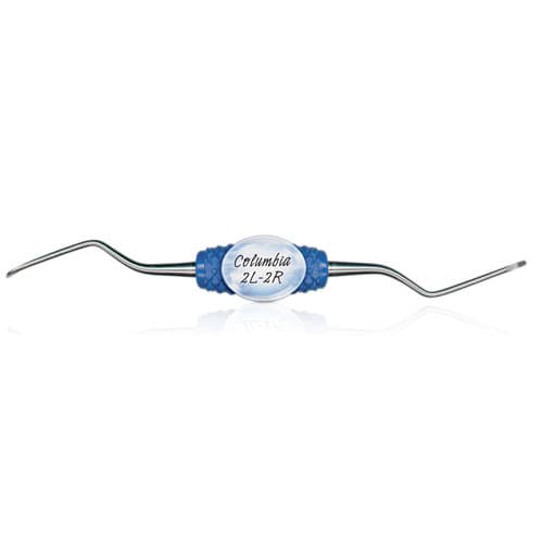 PDT Columbia 2L/2R Universal Curette, Double-Ended, Blue Handle, R066 thumbnail 5
