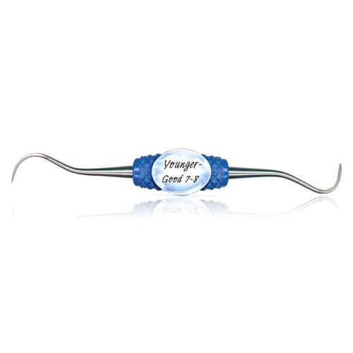 PDT Cruise Younger-Good 7/8 Universal Curette, Double-Ended, Nautical Blue Resin Handle, 6.5", R077 thumbnail 10