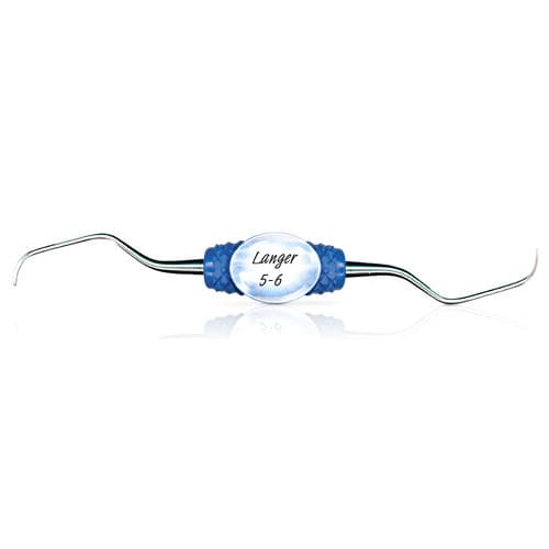 PDT Cruise Universal Curette, Langer 5/6, Double-End, Blue Resin Handle, R081 thumbnail 6