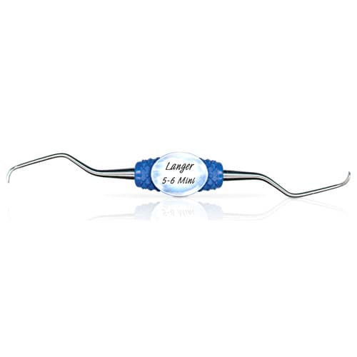 PDT Cruise Langer 5-6 Mini Universal Curette, Double End, Nautical Blue Resin Handle, R084 thumbnail 6