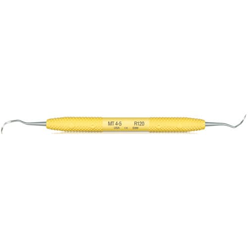 PDT Cruise Montana 4-5 Long Shank Sickle Scaler, Double-Ended, Yellow Handle, R120 thumbnail 10