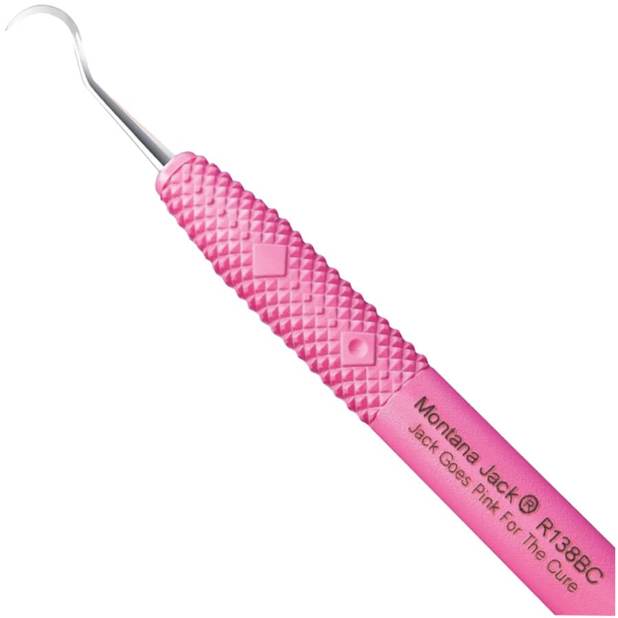 PDT Montana Jack Pink Sickle Scaler, Double-Ended, Standard Resin Handle, R138BC thumbnail 10