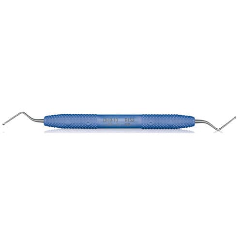 PDT O'Hehir New Millennium 9/10 Debridement Curette, Double-Ended, Blue Resin Handle, R153 thumbnail 5