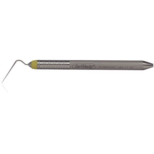 Hu-Friedy MA57NT Nickel Titanium Endodontic Single-End Spreader, #7 Satin Steel Colours Handle, 0.20 mm, Yellow, 1/Pkg thumbnail 3