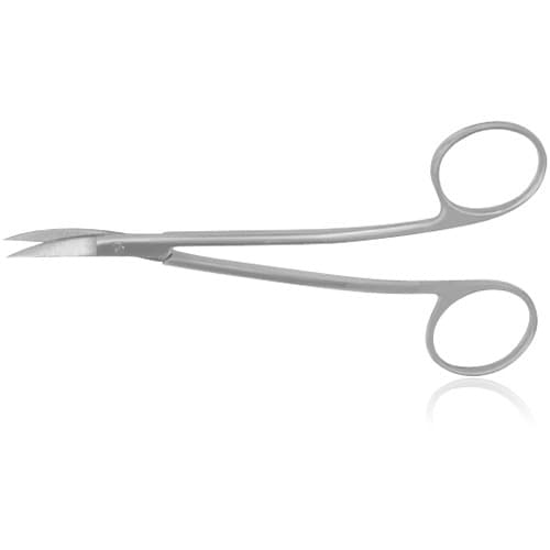 Hu-Friedy #14 LaGrange Super-Cut Surgical Scissors, Double-Curved, 1 Serrated Blade, 4-1/2" (11.5 cm), Stainless Steel, 1/Pk, S14 thumbnail 5