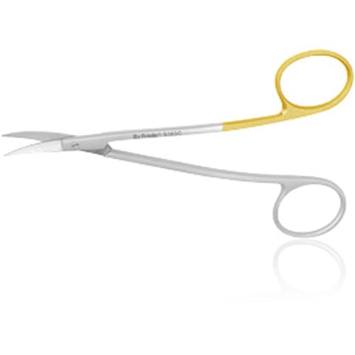 Hu-Friedy #14 LaGrange Double-Curved Super-Cut Scissors, 4.5" (11.5 cm), Serrated, Stainless Steel, S14SC thumbnail 5