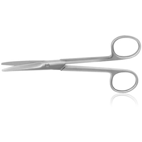 Hu-Friedy #3 Mayo Suture Scissors, Curved/Blunt, 5 3/4" (14.5 cm), Stainless Steel, S3 thumbnail 4