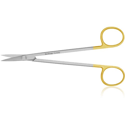 Hu-Friedy Kelly Perma Sharp Surgical Scissors, Straight, 6.25" (16cm), 1 Serrated Blade, 172197 thumbnail 4