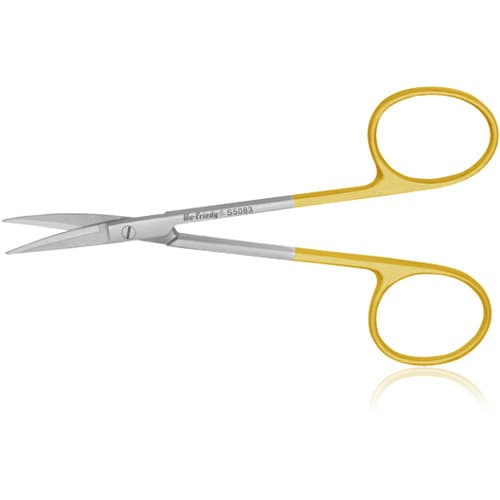 Hu-Friedy Iris Perma Sharp Surgical Scissors, Curved, 4-1/2" (11.5 cm), Stainless Steel, S5083 thumbnail 4