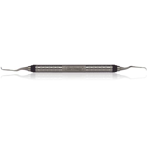 Hu-Friedy Mini-Five Gracey Curette 3/4 Rigid, Double-End, #6 Satin Steel Handle, SAS3/4R6 thumbnail 3