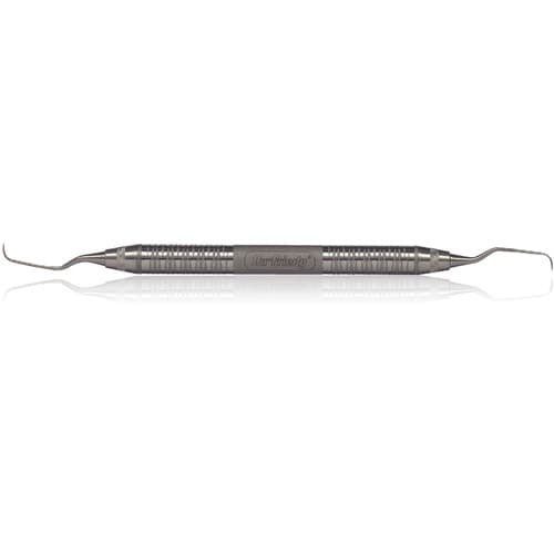 Hu-Friedy Langer 1/2 After Five Curette, Double-Ended, #6 Satin Steel Handle, SL1/2AF6 thumbnail 4