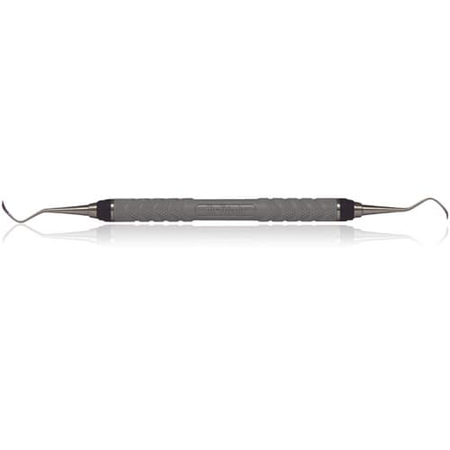 Hu-Friedy McCall 13S/14S Pointed Double-Ended Curette, #8 ResinEight Handle, White, SM13/14S8 thumbnail 5