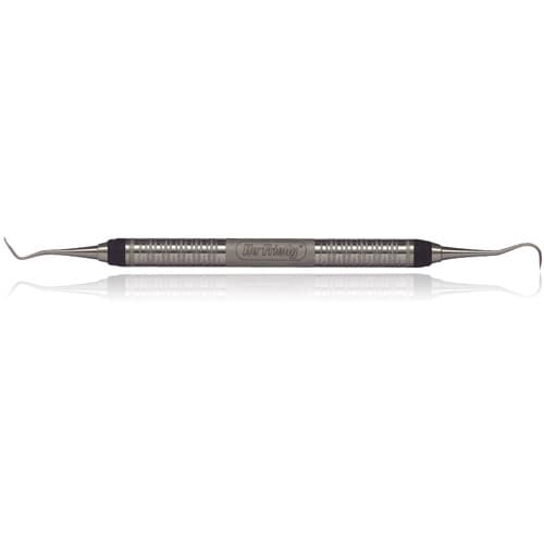 Hu-Friedy Nevi 1/H5 Sickle Scaler, Double-Ended, #7 Satin Steel Colours Handle, SNEV1/H57 thumbnail 4