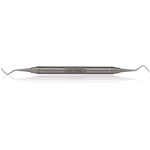 Hu-Friedy Turgeon Modified McCall 17/18S Double-Ended Curette, #6 Satin Steel Handle, STM17/18S6 thumbnail 3