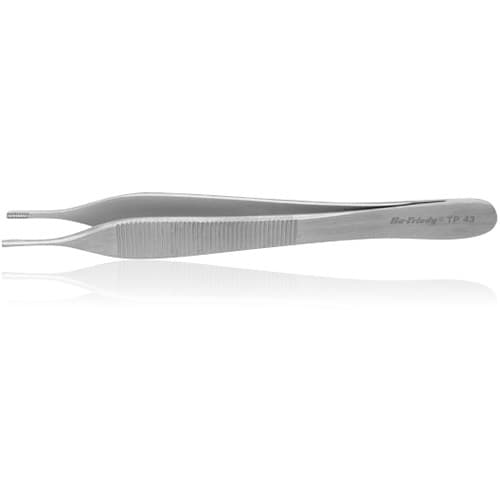 Hu-Friedy #43 Adson-Brown Tissue Pliers, 7 x 7 Teeth, 4.75", Stainless Steel, 1/Pk, TP43 thumbnail 5
