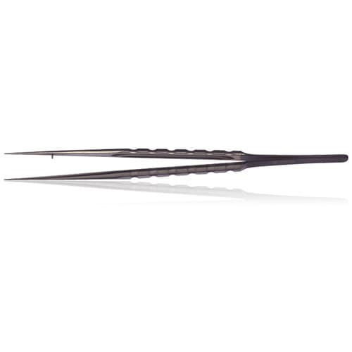 Hu-Friedy Plain Straight Diamond-Dusted Microsurgical Tissue Pliers, 7" (18cm), Stainless Steel, TPDAPV thumbnail 4