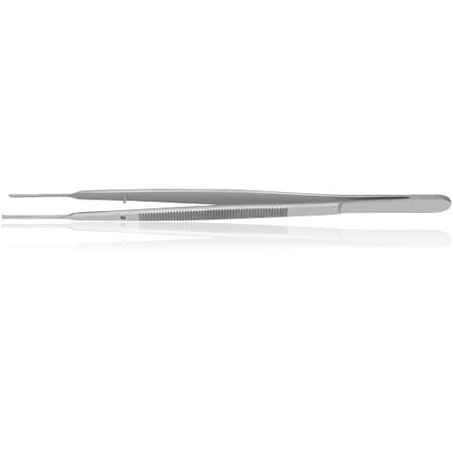 Hu-Friedy Gerald Tissue Pliers, 1x2 Teeth, Straight, 7 in, Stainless Steel, TPG3 thumbnail 5
