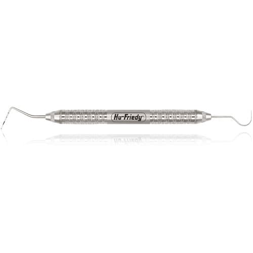Hu-Friedy Expro 23/11.5B WHO Double-End Explorer/Probe, #6 Satin Steel Handle, Color-Coded, XP23/11.56 thumbnail 4