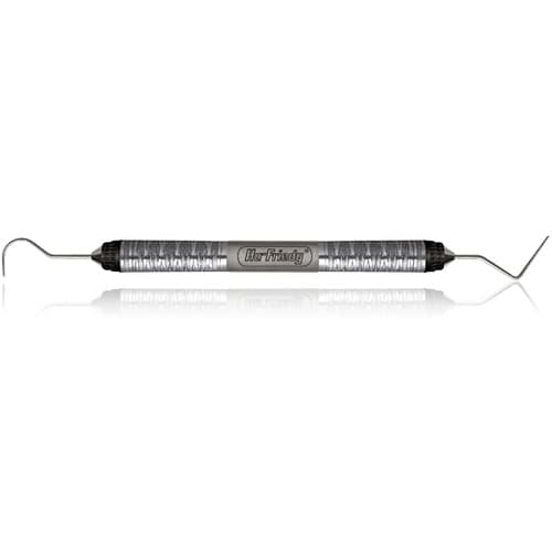 Hu-Friedy #23/W Expro Double-Ended Explorer/Probe, Williams Markings, #7 Satin Steel Colours Handle, XP23/W7 thumbnail 3