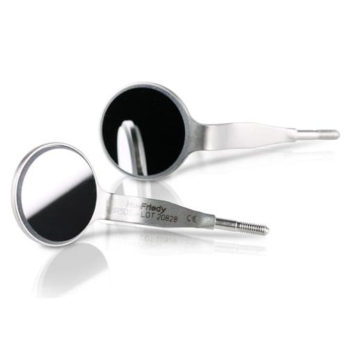 Hu-Friedy #5 Double-Sided Cone Socket Front Surface Mouth Mirror, Rhodium-Coated, 6/Pk, MIR5DS/6 thumbnail 10