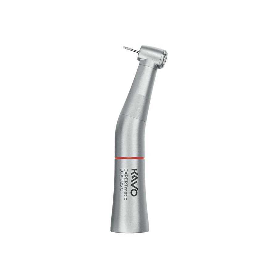 KaVo EXPERTmatic E25C Contra Angle Attachment, High-Speed, Non-Optic, 1:5 Speed Increasing, Push Button Autochuck, 3-Port Spray, 1007.5551 thumbnail 4