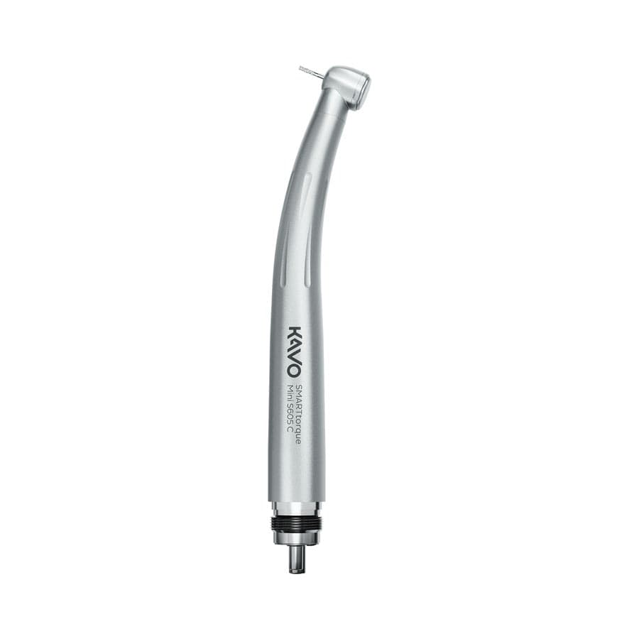 KaVo SMARTtorque Mini S605 C High-Speed Air Handpiece, Contra Angle, Push-Button Autochuck, Mini Head, No Light, 1 Spray, 4-Hole, 1.008.1645 thumbnail 5