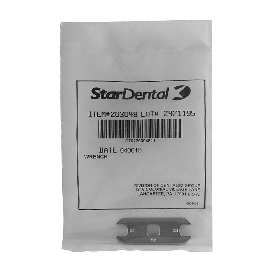 End Cap Wrench for StarDental, Solara and 430 Series Handpieces, Titan SW #3048, 203048 thumbnail 3