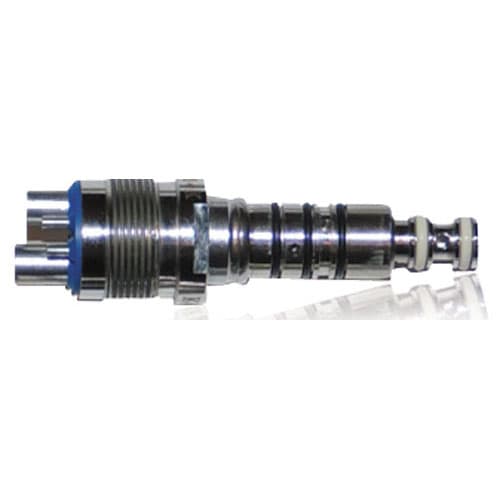 Vector High Speed Handpiece Swivel Couplers, 4 Hole, Non-Optic, Multiflex Type thumbnail 2