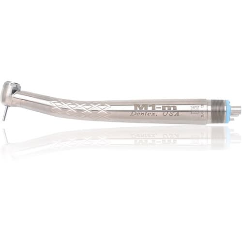 Microtech Dentex Single Port Mini Head High-Speed Handpiece, Push Button, Fixed Back, M1-M - Microtech - Dentex Single Port Mini Head - Image 1