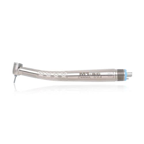 Microtech Dentex High-Speed Handpiece, Single Port, Standard Head, Chuck Style, Fixed Back, M1-SC - Microtech - Dentex Handpiece Single Port Standard Head Chuck Style - Image 1