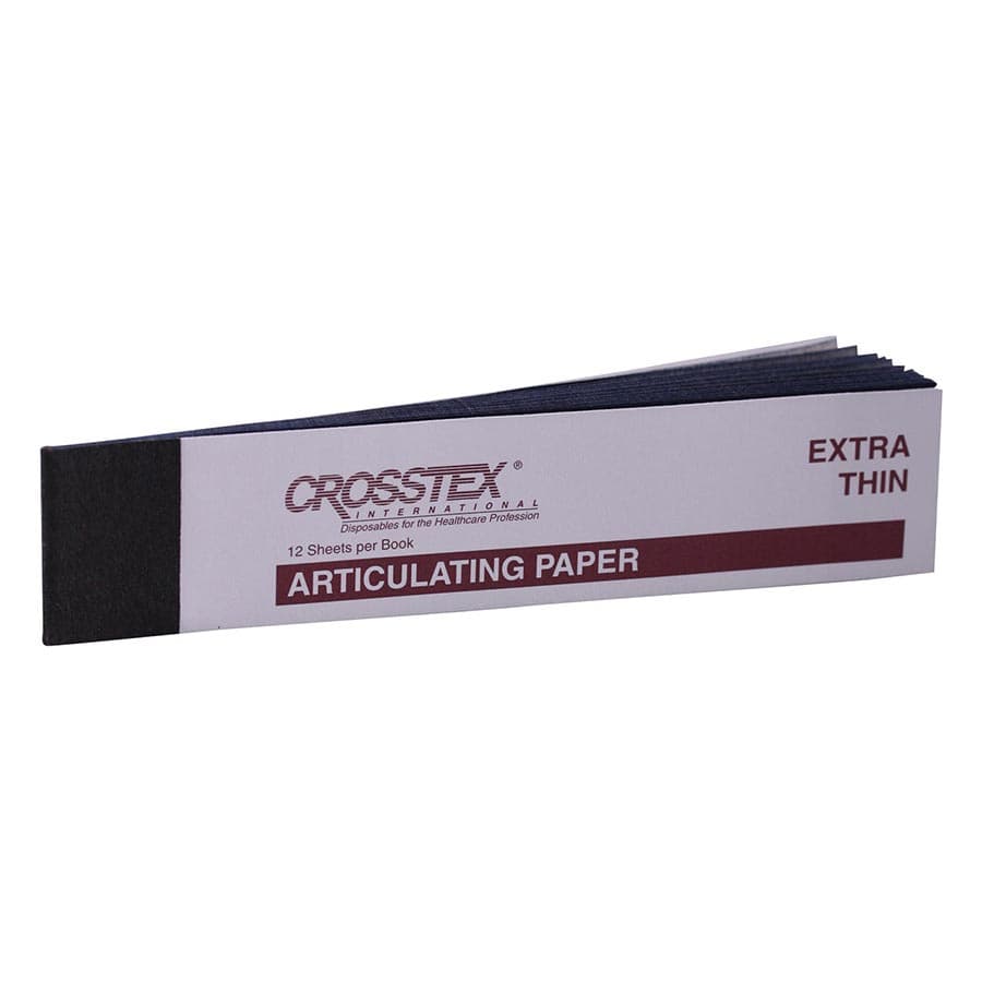 Crosstex Articulating Paper, X-Thin Blue, 0.0015" (38 Microns), 12 Books of 12 Sheets, 144 Sheets/Box, TPXT thumbnail 4