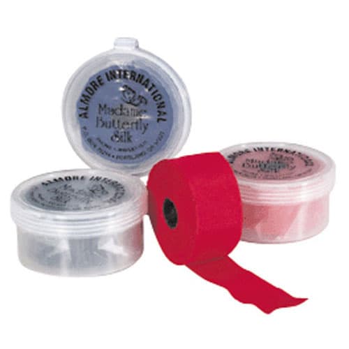Madame Butterfly Silk Articulating Ribbon, 90 Microns, Blue, 3/4" x 18 yd Roll, 72001 thumbnail 3