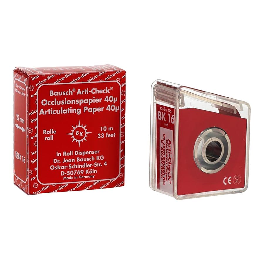 Arti-Check Articulating Paper Roll, 40 Microns, Red, 22 mm x 10 m/Roll, BK-16 thumbnail 12